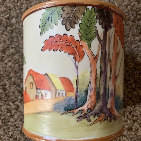 Antique Morimura Brothers "Nippon" Hand Painted Jar missing Lid - Picture 1 of 6